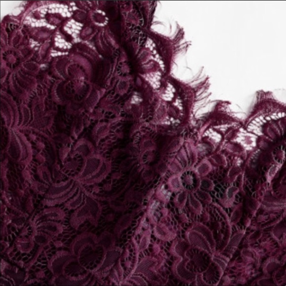 🆕Valentines plum lace sexy teddy lingerie - Picture 4 of 7